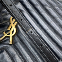 将图像加载到图库查看器中，SAINT LAURENT PARIS Roux camera bag Black612544 Leather
