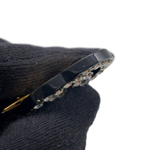 将图像加载到图库查看器中，GUCCI logo hair clip Black627917 Plastic Rhinestone
