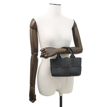 Load image into Gallery viewer, Bottega Veneta Maxi INTRECCIATO Candy Alco Tote Black/White729029 Leather
