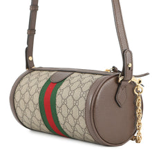Load image into Gallery viewer, GUCCI GG Supreme Ophidia Small Shoulder Bag Brown/Beige795194 Leather PVC Size Small
