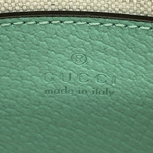 将图像加载到图库查看器中，GUCCI Jumbo GG Ophidia Shoulder Bag Mint Green/Beige499621 Leather Canvas
