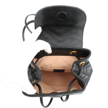 Load image into Gallery viewer, GUCCI GG Marmont Backpack Black528129 Leather
