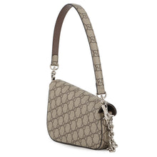Load image into Gallery viewer, GUCCI Horsebit 1955 GG Supreme Shoulder Bag Beige/Brown774209 PVC Leather Size Mini
