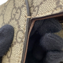 Load image into Gallery viewer, GUCCI Horsebit 1955 GG Supreme Shoulder Bag Beige/Brown774209 PVC Leather Size Mini
