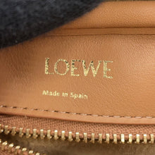 将图像加载到图库查看器中，LOEWE Amazona Anagram Warm Desert/RedA039N07X03 Calf Leather Canvas Size 23
