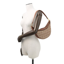 将图像加载到图库查看器中，LOEWE Luna Anagram One Shoulder Bag TanA923PM1X02 Jacquard Leather Size Small
