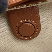 将图像加载到图库查看器中，LOEWE Luna Anagram One Shoulder Bag TanA923PM1X02 Jacquard Leather Size Small
