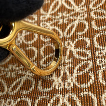 将图像加载到图库查看器中，LOEWE Luna Anagram One Shoulder Bag TanA923PM1X02 Jacquard Leather Size Small
