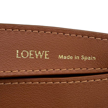 将图像加载到图库查看器中，LOEWE Luna Anagram One Shoulder Bag TanA923PM1X02 Jacquard Leather Size Small
