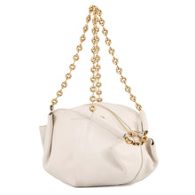 Load image into Gallery viewer, LOEWE Paseo ChainShoulder Bag White Leather Size Small
