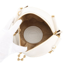 Load image into Gallery viewer, LOEWE Paseo ChainShoulder Bag White Leather Size Small
