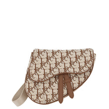 Load image into Gallery viewer, Dior Cactus Jack Collaboration Oblique Saddlebag Beige/Brown1ADPO022JOD Canvas Leather Size Mini
