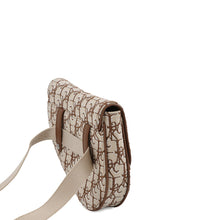Load image into Gallery viewer, Dior Cactus Jack Collaboration Oblique Saddlebag Beige/Brown1ADPO022JOD Canvas Leather Size Mini
