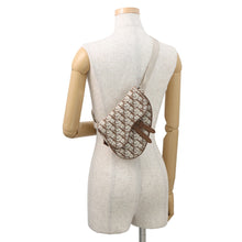 Load image into Gallery viewer, Dior Cactus Jack Collaboration Oblique Saddlebag Beige/Brown1ADPO022JOD Canvas Leather Size Mini
