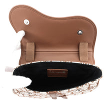 Load image into Gallery viewer, Dior Cactus Jack Collaboration Oblique Saddlebag Beige/Brown1ADPO022JOD Canvas Leather Size Mini
