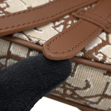 Load image into Gallery viewer, Dior Cactus Jack Collaboration Oblique Saddlebag Beige/Brown1ADPO022JOD Canvas Leather Size Mini
