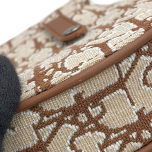 Load image into Gallery viewer, Dior Cactus Jack Collaboration Oblique Saddlebag Beige/Brown1ADPO022JOD Canvas Leather Size Mini
