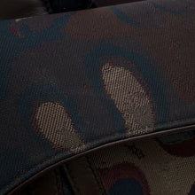将图像加载到图库查看器中，Dior Peter Doyck collaboration camouflage saddlebag Brown Canvas Leather
