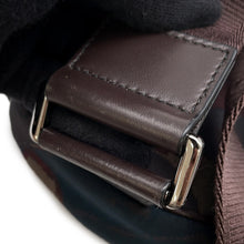 将图像加载到图库查看器中，Dior Peter Doyck collaboration camouflage saddlebag Brown Canvas Leather
