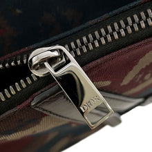 将图像加载到图库查看器中，Dior Peter Doyck collaboration camouflage saddlebag Brown Canvas Leather
