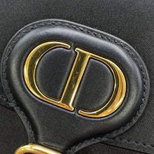 将图像加载到图库查看器中，Dior Bobby Frame Shoulder Bag BlackM9333UMOF Leather Size Medium
