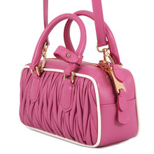 Load image into Gallery viewer, MIUMIU Arcadi Matelasse 2-way Bag Pink5BB142 Leather
