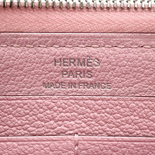 将图像加载到图库查看器中，HERMES Azap Long Classic Rose Sakura Swift Leather
