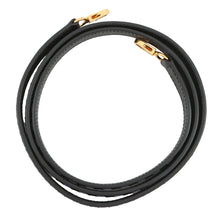 Load image into Gallery viewer, HERMES Bandouliere Tracery Strap Black/Blue Encre Epsom
