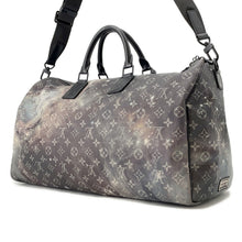 将图像加载到图库查看器中，LOUIS VUITTON Keepall Bandouliere Black/MulticolorM44166 Monogram / Galaxy Size 50
