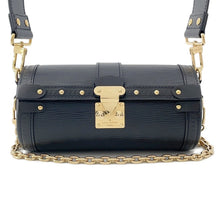 将图像加载到图库查看器中，LOUIS VUITTON Papillon Trunk NoirM58655 Epi Leather
