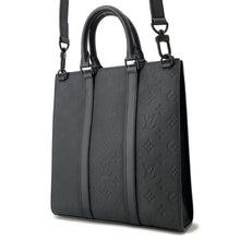 将图像加载到图库查看器中，LOUIS VUITTON Sac Plat BlackM59960 Monogram・Taurillon
