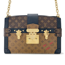 将图像加载到图库查看器中，LOUIS VUITTON Trunk Clutch BrownM43596 Monogram Monogram Reverse Canvas
