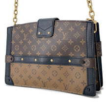 将图像加载到图库查看器中，LOUIS VUITTON Trunk Clutch BrownM43596 Monogram Monogram Reverse Canvas

