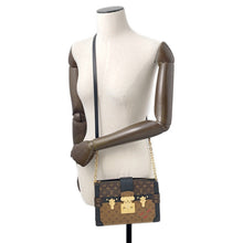 将图像加载到图库查看器中，LOUIS VUITTON Trunk Clutch BrownM43596 Monogram Monogram Reverse Canvas
