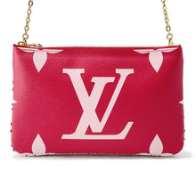 将图像加载到图库查看器中，LOUIS VUITTON Pochette double zip RougeM67561 Monogram Monogram Giant
