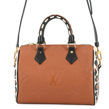 将图像加载到图库查看器中，LOUIS VUITTON Speedy Bandouliere BrownM45840 Monogram Empreinte Leather Wild at Heart Size 25

