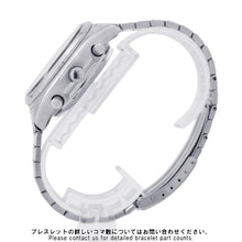 Load image into Gallery viewer, SEIKO Chronograph Baby Panda W42mm Stainless Steel Silver Dial6138-8001
