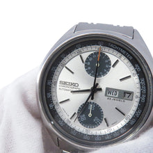 Load image into Gallery viewer, SEIKO Chronograph Baby Panda W42mm Stainless Steel Silver Dial6138-8001
