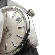 将图像加载到图库查看器中，SEIKO King Seiko Hi-Beat W36mm Stainless Steel Leather Silver Dial4502-7001
