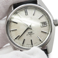 Load image into Gallery viewer, SEIKO King Seiko Hi-Beat W36mm Stainless Steel Leather Silver Dial4502-7001
