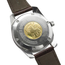 将图像加载到图库查看器中，SEIKO King Seiko Chronometer W36mm Stainless Steel Leather Silver Dial4420-9990
