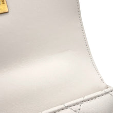 将图像加载到图库查看器中，CHANEL Matelasse Coco Handle Top Handle 2-Way Handbag 2025 Model with Matelasse Design Accessories WhiteAS2215 Lambskin Size XXS
