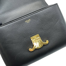Load image into Gallery viewer, CELINE Teen Nino 2-Way Handbag Black118113 Calf Leather
