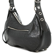 将图像加载到图库查看器中，BALENCIAGA Luca Goal Shoulder Bag Black671307 Leather Size Small
