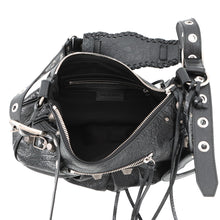 将图像加载到图库查看器中，BALENCIAGA Luca Goal Shoulder Bag Black671307 Leather Size Small
