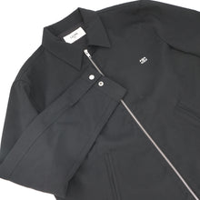 将图像加载到图库查看器中，CELINE Zip up blouson Size 52 BlackRV0IE973C.38NO Wool 87% Nylon13%
