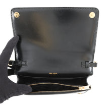 将图像加载到图库查看器中，PRADA ChainShoulder Black1BD350 Leather
