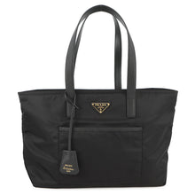 将图像加载到图库查看器中，PRADA Re-Edition 1978 Tote Bag Black1BG555 Nylon Saffiano LeatherLeather Size Medium
