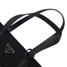 将图像加载到图库查看器中，PRADA Re-Edition 1978 Tote Bag Black1BG555 Nylon Saffiano LeatherLeather Size Medium
