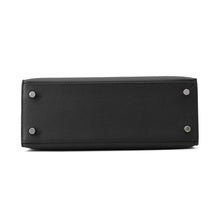 Load image into Gallery viewer, HERMES Kelly Sellier Black Epsom Size 25

